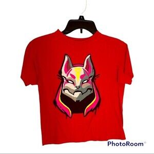 Red Boys Fortnite Tee Size 10 (Fits More Like 8)
